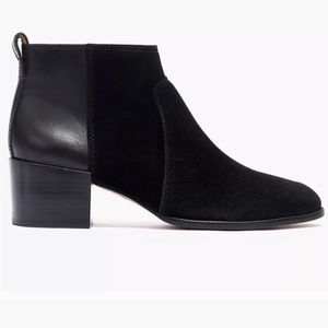 Madewell Boack Asher Boot in Leather and Suede Size 8 J8308